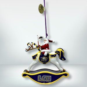 Rare LSU Tigers 2007 Rockin' Santa - Danbury Mint